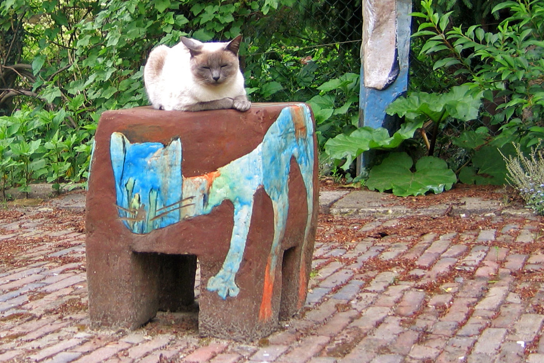Foto Het kattenbankje - Renée du Clou